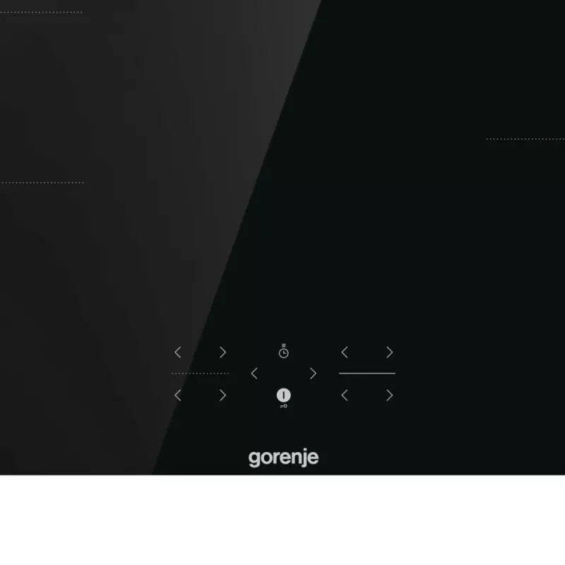 Placa de indução Gorenje GI8421BSC, preto, encastrar, 80 cm, placa de indução, vitrocerâmica, 4 zona(s)