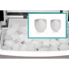 Máquina de gelo portátil Gorenje IMD1200SB 12 kg/24h aço inoxidável