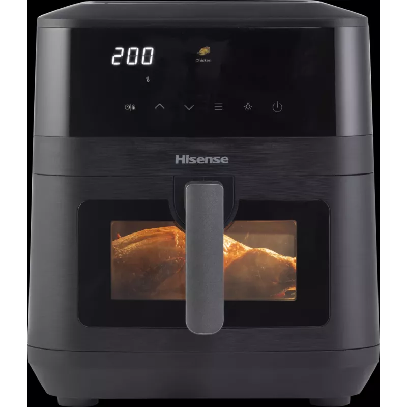 Fritadeira de ar quente Hisense HAF2100DCD individual 7,7 L 2100 W preto