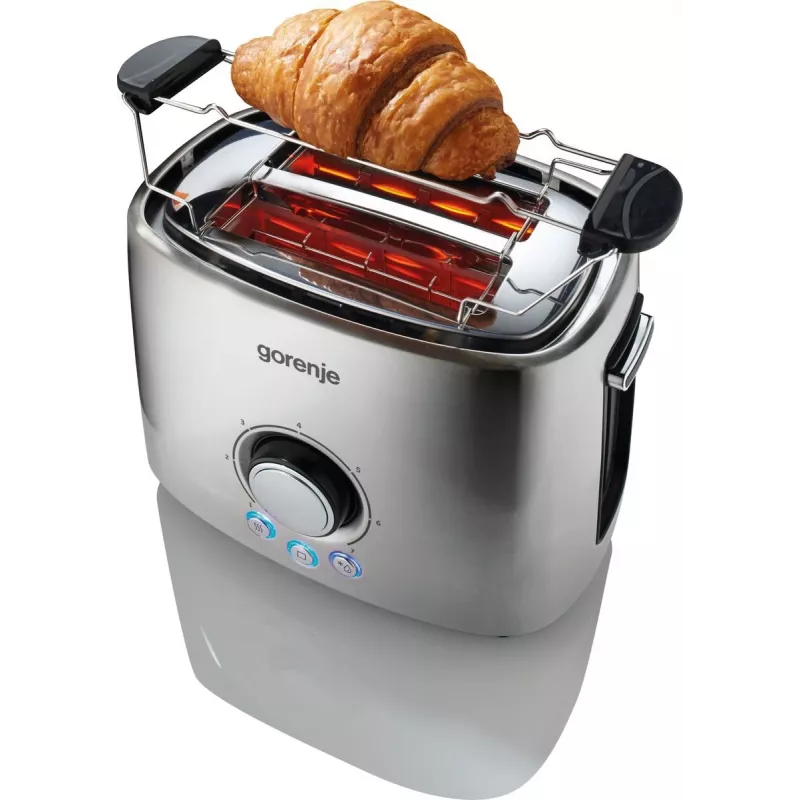 Gorenje T1000E 7 2 fatias 1000 W aço inoxidável