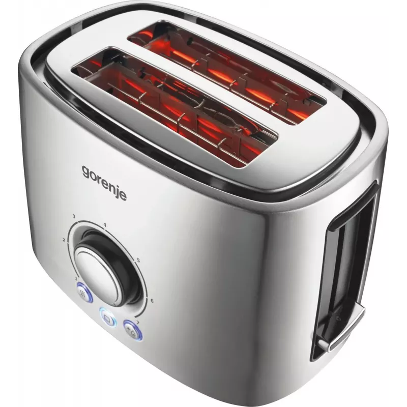 Gorenje T1000E 7 2 fatias 1000 W aço inoxidável