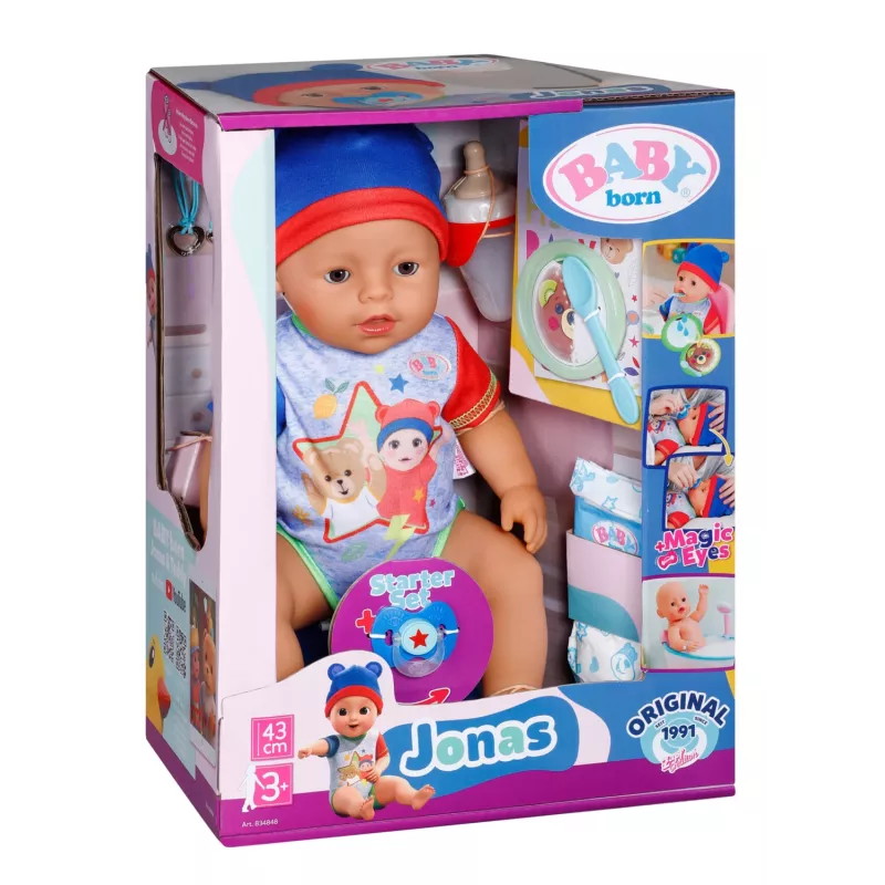 BABY born Jonas 43cm, boneca bebé, masculino, 3 ano(s), menino/menina, 430 mm, multicolor
