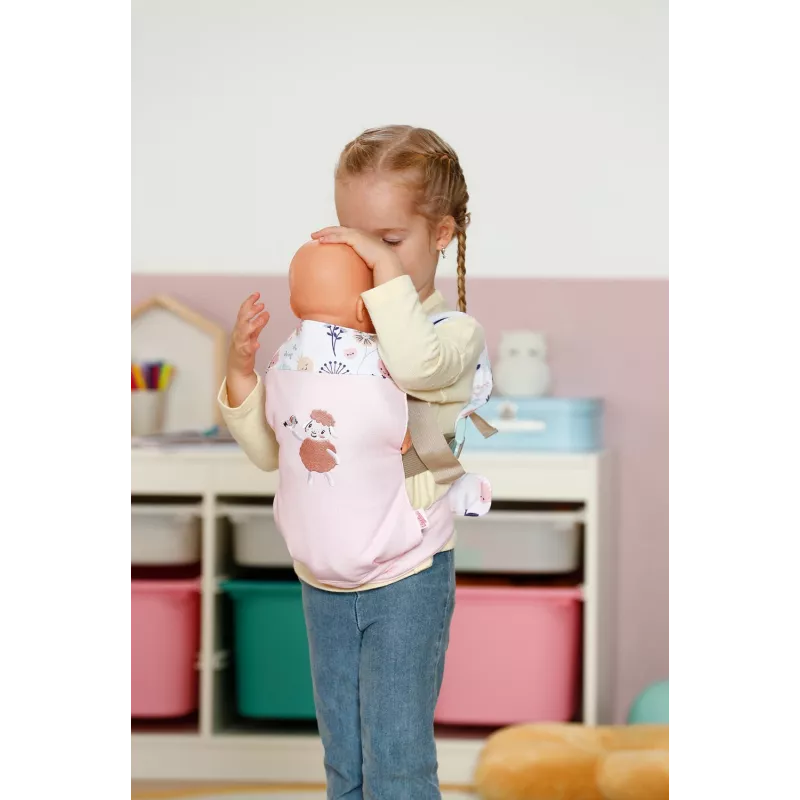 BABY born Baby Carrier Flower, porta-bebés para boneca