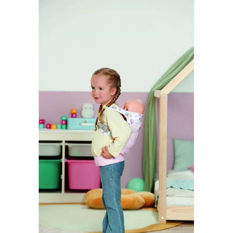 BABY born Baby Carrier Flower, porta-bebés para boneca