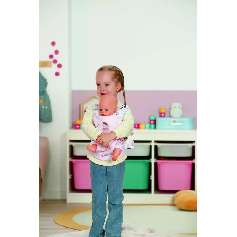 BABY born Baby Carrier Flower, porta-bebés para boneca