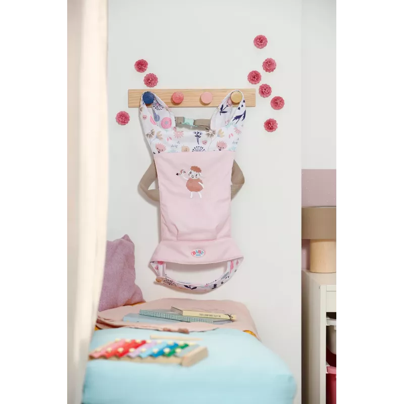 BABY born Baby Carrier Flower, porta-bebés para boneca