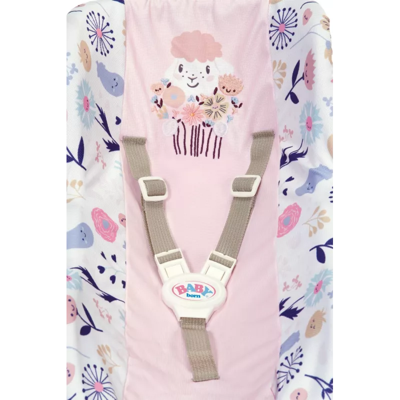 BABY born Comfort Seat Flower, cadeira auto para boneca