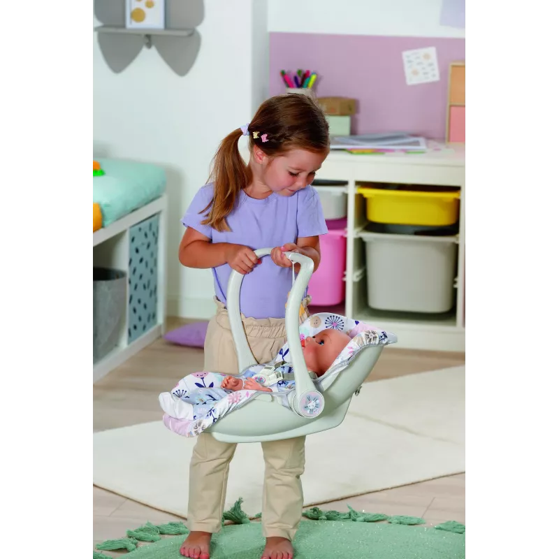 BABY born Comfort Seat Flower, cadeira auto para boneca