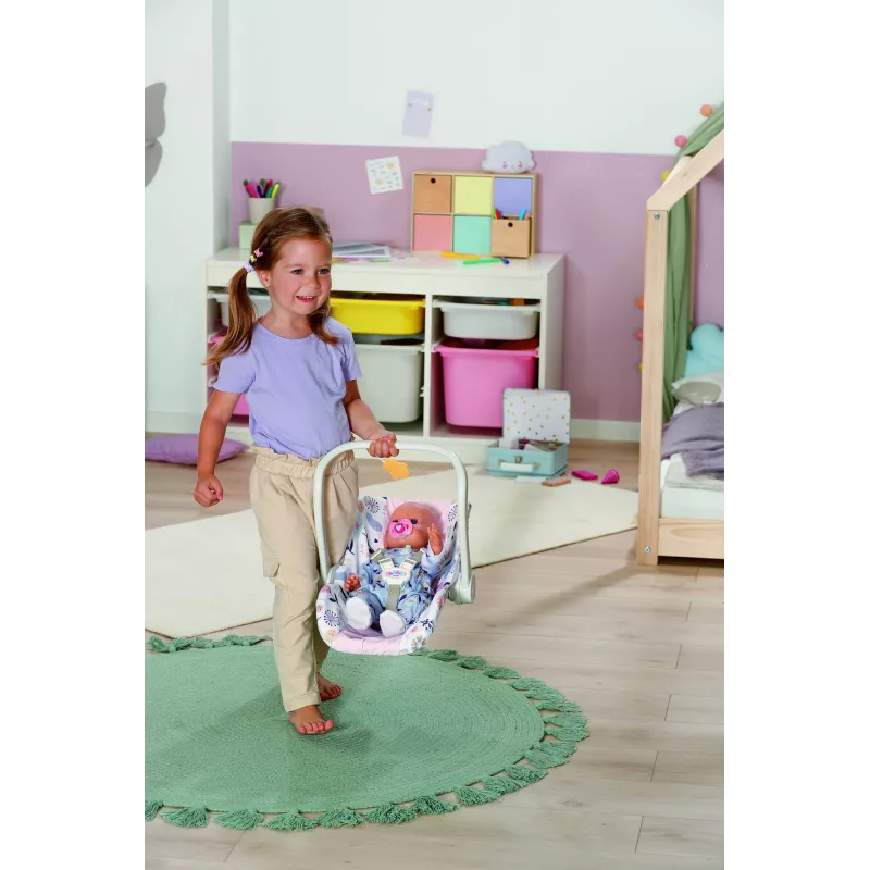BABY born Comfort Seat Flower, cadeira auto para boneca