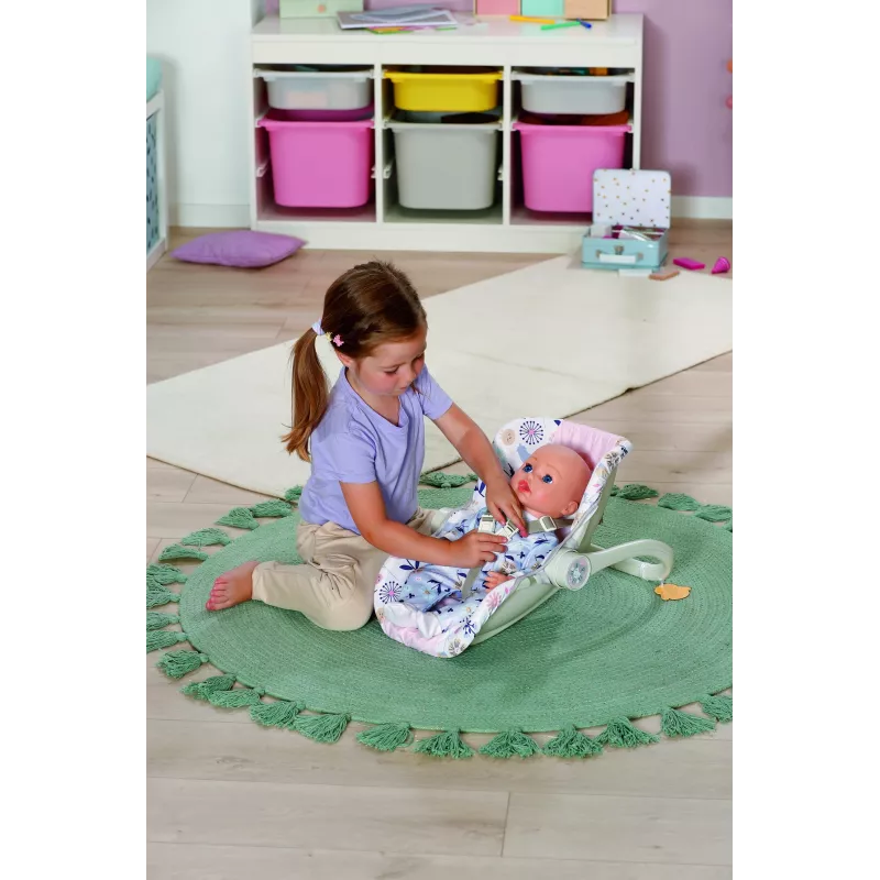 BABY born Comfort Seat Flower, cadeira auto para boneca