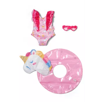 BABY born conjunto de banho unicórnio 43 cm, roupa de banho para boneca, 3 anos