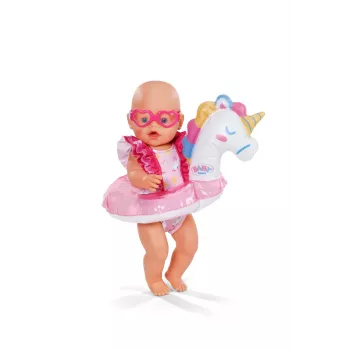 BABY born conjunto de banho unicórnio 43 cm, roupa de banho para boneca, 3 anos