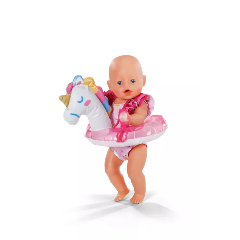 BABY born conjunto de banho unicórnio 43 cm, roupa de banho para boneca, 3 anos