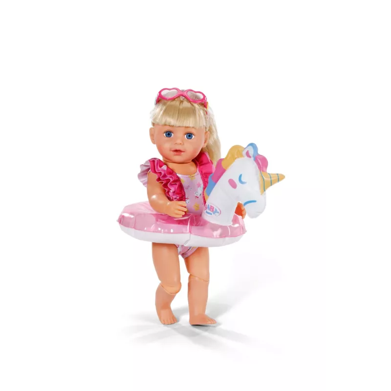 BABY born conjunto de banho unicórnio 43 cm, roupa de banho para boneca, 3 anos