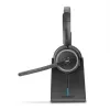 Lindy L118 headset sem fios com cancelamento de ruído e estação de carregamento