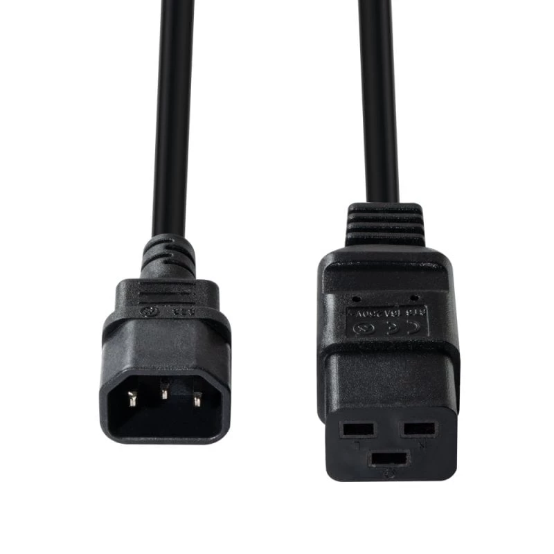 Lindy extensão de cabo de alimentação C14 para C19 2 m, preto, 2 m, IEC C14, IEC C19, 250 V