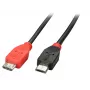 Lindy cabo OTG USB 2.0 Type Micro-B para Micro-B 2 m, 2 m, Micro-USB B, Micro-USB B, USB 2.0, macho/macho, preto