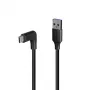 Lindy cabo USB 3.2 Type-A para C 1,5 m, angular 90°, 10 Gbit/s
