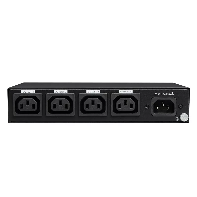 Lindy 32622 unidade de distribuição de energia (PDU) 4 saídas AC 1U preto