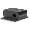 Lindy 100m PS/2 KM Cat.5e/6 extensor, transmissor e recetor, com fios, 100 m, Cat5e, Cat6, preto, CE, FCC, RoHS e REACH, CP65
