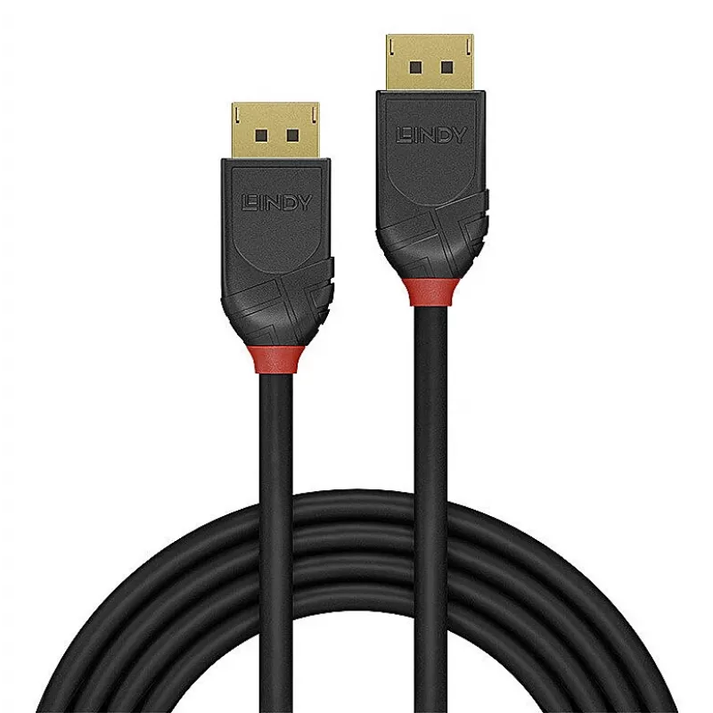 Lindy 36515 cabo DisplayPort 0,5 m preto