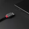 Cabo Lindy USB 3.2 Type-C para Micro-B, Anthra Line, 1 m, USB C, Micro-USB B, USB 3.2 Gen 1 (3.1 Gen 1), preto
