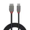 Cabo Lindy USB 3.2 Type-C para Micro-B, Anthra Line, 2 m, USB C, Micro-USB B, USB 3.2 Gen 1 (3.1 Gen 1), preto