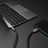 Cabo Lindy USB 3.2 Type-C para Micro-B, Anthra Line, 2 m, USB C, Micro-USB B, USB 3.2 Gen 1 (3.1 Gen 1), preto