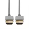 Cabo Lindy Ultra High Speed HDMI fino, 0,5 m, 0,5 m, HDMI Type-A (Standard), HDMI Type-A (Standard), 48 Gbit/s, branco