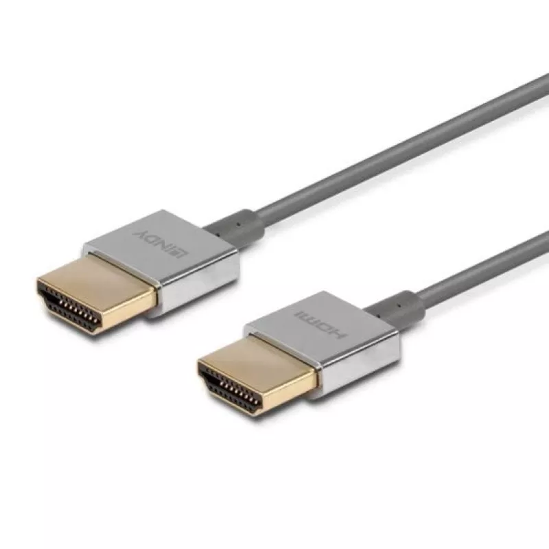 Cabo Lindy Ultra High Speed HDMI fino 1 m, 1 m, HDMI Type-A (Standard), HDMI Type-A (Standard), 48 Gbit/s, branco