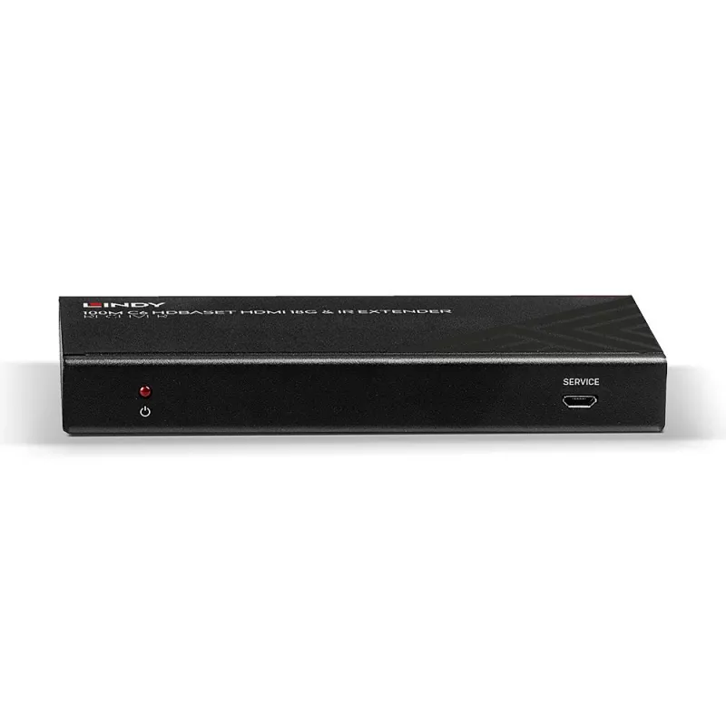 Extensor Lindy Cat.6 HDMI 4K60, IR e RS-232 HDBaseT 100 m, recetor
