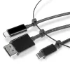 Suporte conversor Lindy USB Type-C, mDP e DisplayPort para HDMI 18G