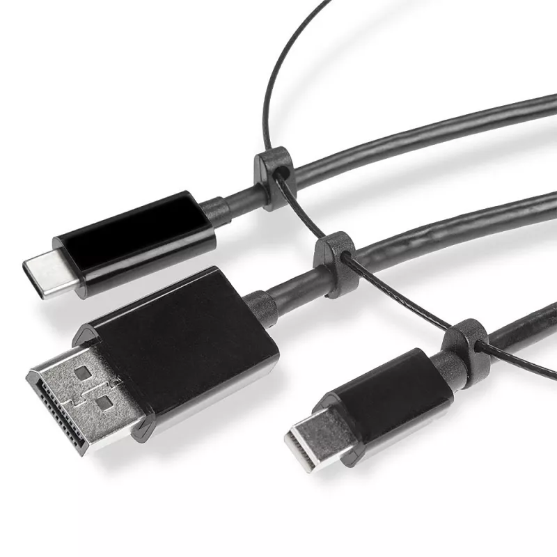 Suporte conversor Lindy USB Type-C, mDP e DisplayPort para HDMI 18G