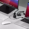 Suporte conversor Lindy USB Type-C, mDP e DisplayPort para HDMI 18G