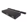 Extensor matriz Lindy Cat.6 4x4 HDMI 4K60 HDBaseT 150 m, 3840 x 2160 píxeis, transmissor e recetor AV, 150 m, com fios, preto, HDCP