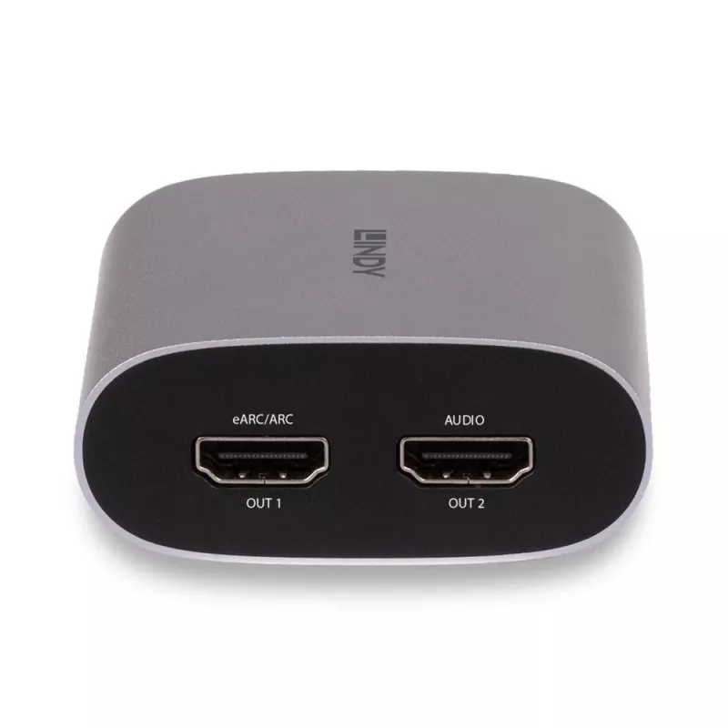Extrator Lindy 4K60 HDMI eARC, Micro-USB B, 65 mm, 70 mm, 27 mm, 83 g, 0 - 40 °C