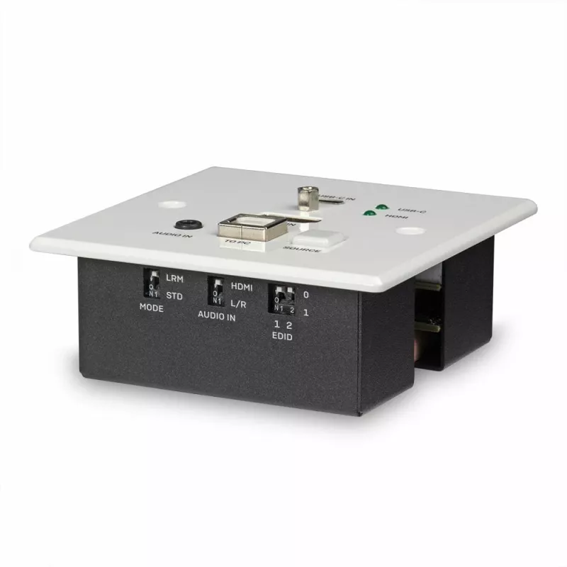 Extensor KVM Lindy Cat.6 HDMI 4K60 e Type-C HDBaseT tomada de parede UK 150 m, transmissor