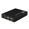 Extensor Lindy HDMI, KVM e IR over IP, recetor, transmissor e recetor, com fios, 150 m, Cat5e, Cat6, preto, metal