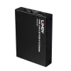 Extensor Lindy HDMI, KVM e IR over IP, recetor, transmissor e recetor, com fios, 150 m, Cat5e, Cat6, preto, metal