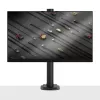 Suporte Lindy Stubby fixo para monitor, 8 kg, 33 cm (13 polegadas), 81,3 cm (32 polegadas), 75 x 75 mm, 100 x 100 mm, preto