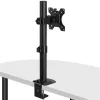Suporte Lindy Stubby fixo para monitor, 8 kg, 33 cm (13 polegadas), 81,3 cm (32 polegadas), 75 x 75 mm, 100 x 100 mm, preto