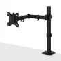 Suporte Lindy ajustável para monitor individual, 8 kg, 33 cm (13 polegadas), 81,3 cm (32 polegadas), 75 x 75 mm, 100 x 100 mm, preto