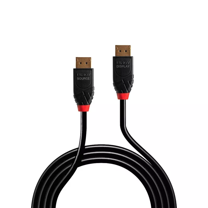 Cabo Lindy ativo DisplayPort 1.4 5 m, 5 m, DisplayPort, DisplayPort, ficha, ficha, 7680 x 4320 píxeis
