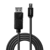 Cabo Lindy Mini DisplayPort ficha para DisplayPort ficha 5 m, preto