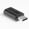 Adaptador Lindy USB 3.2 Type-C para C, USB 3.2 Type-C, USB 3.2 Type-C, preto