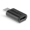 Adaptador Lindy USB 3.2 Type-C para C, USB 3.2 Type-C, USB 3.2 Type-C, preto