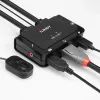 Comutador KVM Lindy 2 portas DisplayPort 1.2, USB 2.0 e áudio com cabos