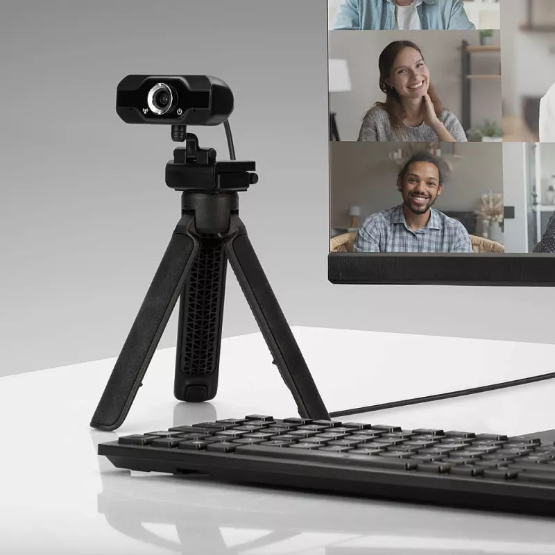 Webcam Lindy Full HD 1080p com microfone, 1920 x 1080 píxeis, Full HD, 30 fps, manual, automático, 110°