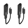 Extensor Lindy USB 3.2 Type-C em fibra ótica 100 m, transmissor e recetor de rede, 100 m, 10000 Mbit/s, fibra, USB 3.2 Gen 1 (3.1 Gen 1) Type-C, preto