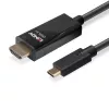 Cabo adaptador Lindy USB Type-C para HDMI 4K60 com HDR, 10 m, USB Type-C, HDMI Type A (Standard), macho, macho, reto